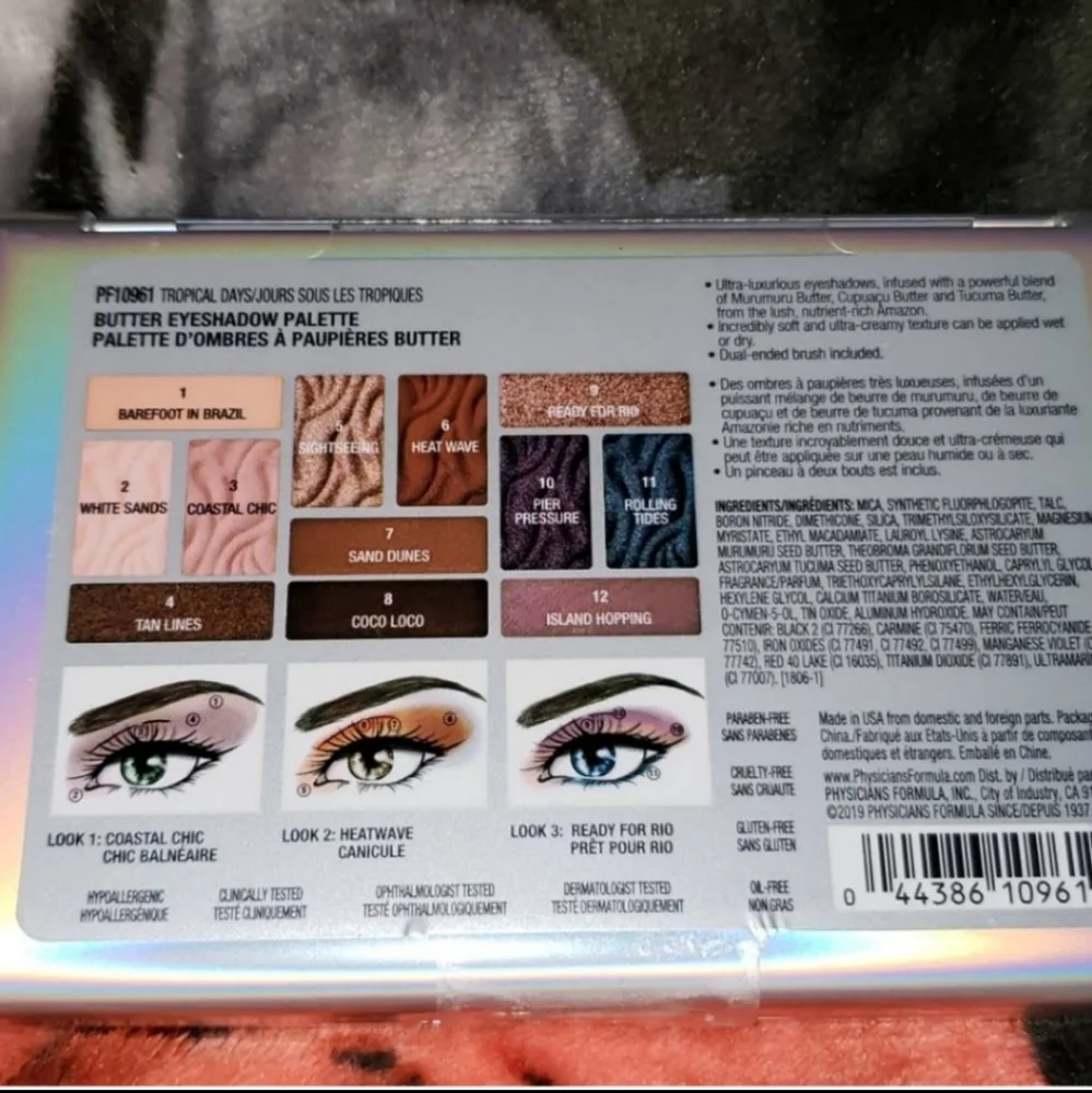 Physicians Formula Tropical Day Murumuru Butter Wet Dry Powder Eyeshadow Palette
